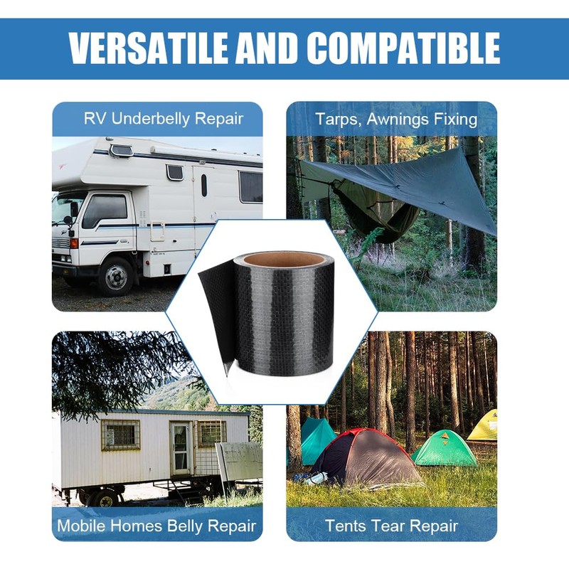 Ramkle RV Underbelly Tape, 4" x 50' RV Underbelly Material,