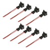 8pc Fuel Injector Connectors EV1 OBD1 Pigtail Plugs Wiring Clips
