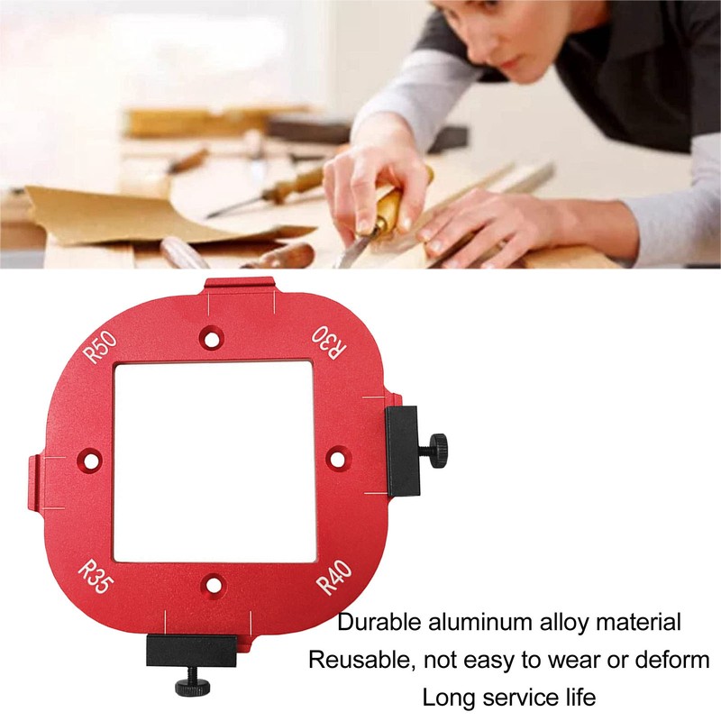 Corner Radius Template 4 in 1 Round for Positioning Bit