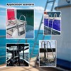 Pontoon Boat Ladder, Stainless Steel 3 Step Telescoping Boat Boarding