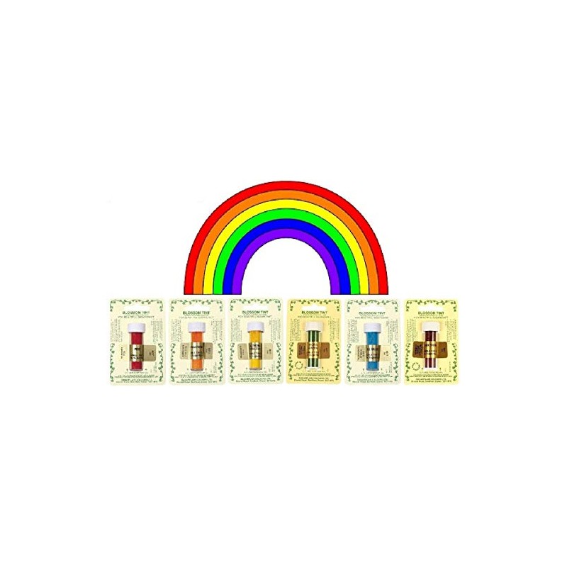 Sugarflair Rainbow Edible Blossom Tints Food Colour Colouring Dust Powder