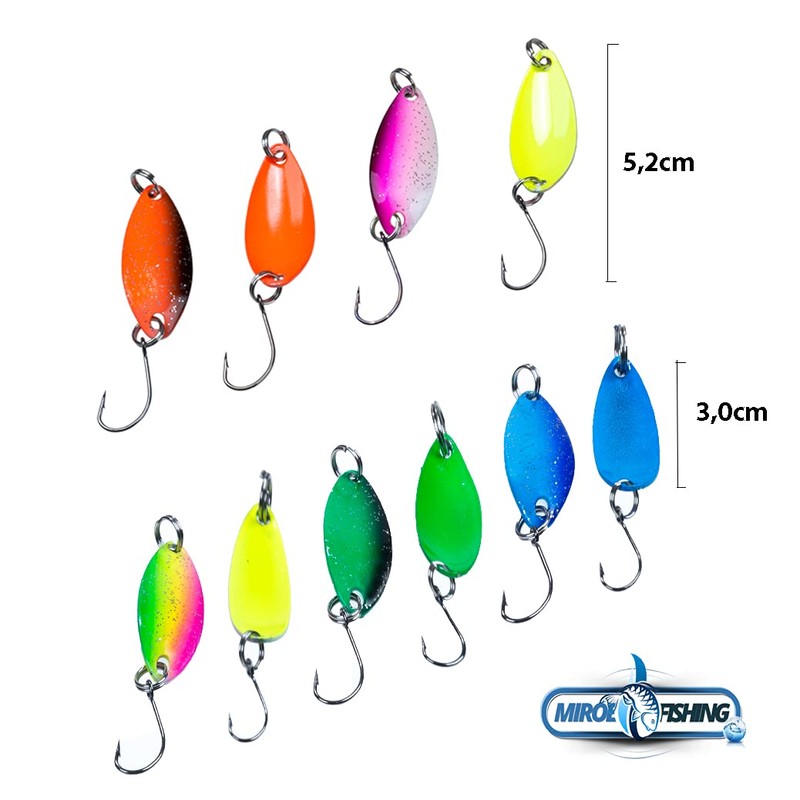 Premium 18-piece bait set with rubber baits, spoons, hooks with