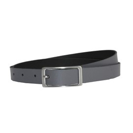 Vascavi leather belt 100% genuine leather, 2 cm wide and approx. 0.25 cm thick, belt, made in Germany, suit belt, hip belt. - grey