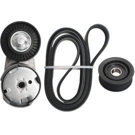 Drive Belt Tensioner and Idler Pulley Serpentine Belt Kit, for Dodge Avenger/Grand Caravan/Journey, for Chrysler 200/Town&Country, V6 3.6L, Serpentine Belt Drive Component Kit# 39282, 38082, 6PK1960