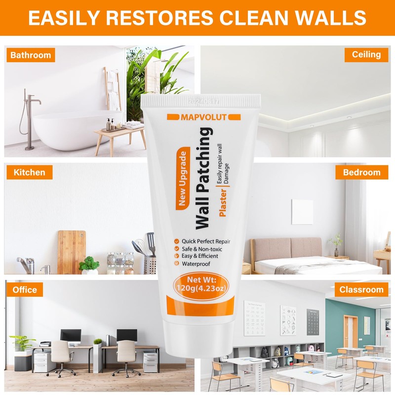 MAPVOLUT Drywall Repair Kit, 2 Pack Wall Mending Agent with