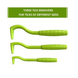 NatureAqua Tick Remover, Tick Removal Tools for Dogs Cats and Humans | Removes Entire Head & Body | Pain-Free Tic Remover | 100% Chemical-Free Tick Hook | Pack of 3