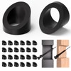 Gyykzz 24Pack Black PVD Technology 33° Beveled Angle Washers for