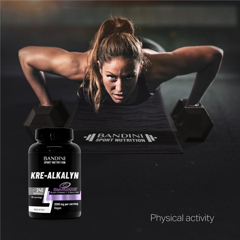Bandini® Kre-Alkalyn® 240 Capsules (2 Months) - Buffered Alkaline Creatine
