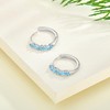 Lwsary Hoop Earrings for Women 925 Sterling Silver Huggie Earrings