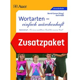 Zusatzpaket zu Wortarten - einfach märchenhaft: Neue farbige Bildkarten zum beliebten Unterrichts material für die Klasse 1/2, mit Merkhilfe-Poster (Grammatik - einfach märchenhaft)