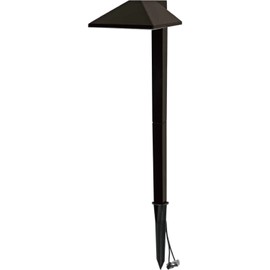 Malibu Lighting 8409210101 Malibu Landscape Lighting, 0.6W Low Voltage Equinox LED Path Light Charcoal Brown