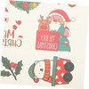 Minkissy 3sets Temporary Kids Adults Christmas Vinyl Sticker Xmas Body