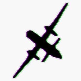 Sky King Space Cowboy Sticker Bumper Sticker Vinyl Decal 5"