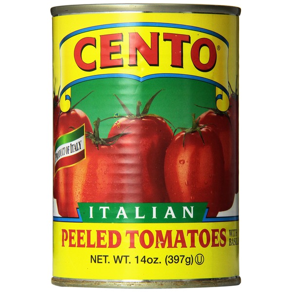 Cento Imported Italian Peeled Tomatoes, 14-Ounce Cans (Pack of 12)