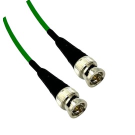 Cable Evolution 12G HD SDI Cable Mini RG59 - BNC to BNC - (1.0 Feet) (Green)