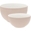 GreenGate [W] Alice Creamy Fudge Serving Bowl Set of 2