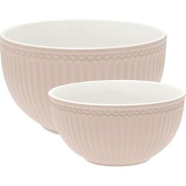 GreenGate [W] Alice Creamy Fudge Serving Bowl Set of 2