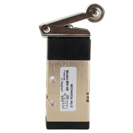 MV-09 Pneumatic Reversing Valve 2 Position 5 Way Roller Lever Mechanical Valve 1/4in PT