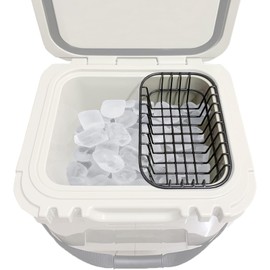 KDOWES Cooler Basket for YETI Roadie 24 and Roadie 32, Dry Goods Wire Cooler Rack Storage Will Keep Smaller Items Dry and Stay Goods High for Roadie 24 Ice Chest Good to Hold Fruit, Utensils, etc