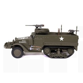 DCD M3 Half-Track AFV M2HB Machine Gun 1/43 Diecast Model Militaria Die Cast Olive Drab 'United States Military Action Figure