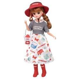 Takara Tomy Licca-chan Doll LD-09 Camping Daisuki Rika-chan (Coleman Collaboration), Dress Up, Pretend Play Toy, Ages 3 and Up
