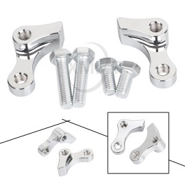 Unbranded 1" Chrome Rear Lowering Kit For Harley Dyna Super Glide FXD Low Rider FXDL 95-05