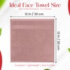 RIVERSIDE 12-Pack Premium 100% Cotton Face Washcloths, 12 x 12