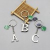 Initial Letter Keychain A-Z Letter Keyring 26 Initial Letter Charm