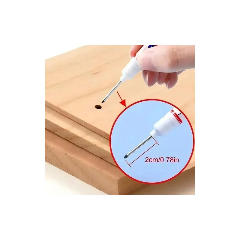 40pcs Marcador Punta Larga Ideal Para Orificios Profundos
