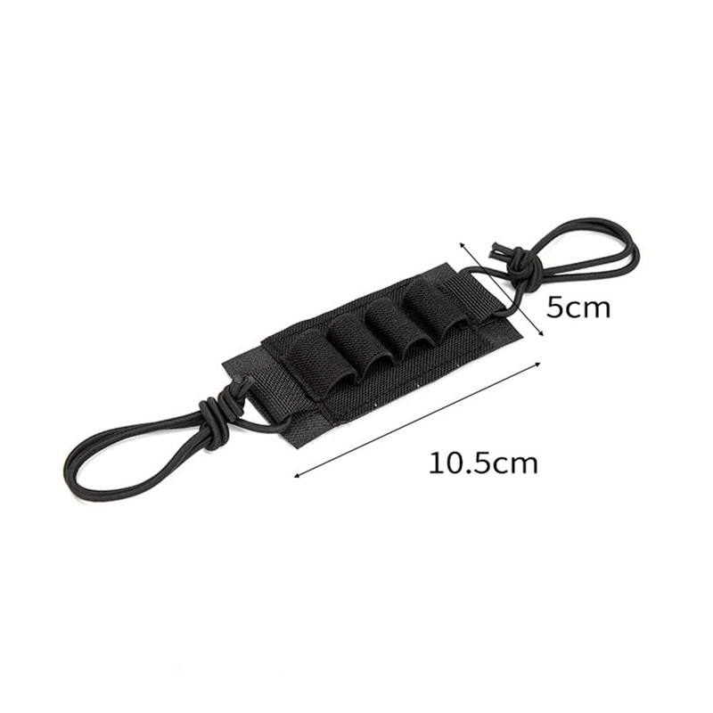 Tactical Helmet NVG Hook Loop Elastic CR123A Battery Storage Board
