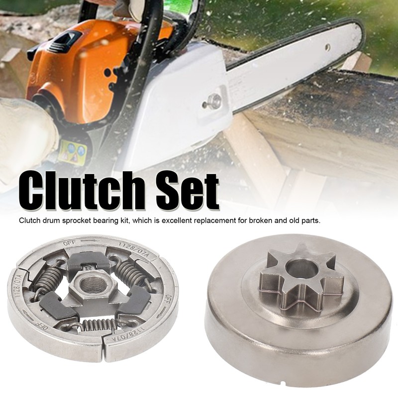 Clutch Drum Sprocket Bearing Kit Replacement for Stihl MS391 MS311