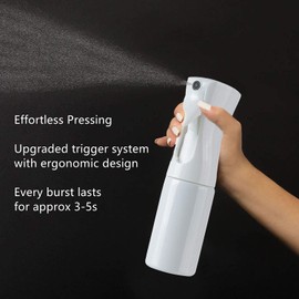 Semazz Sprühflaschen,2 Stück 200ML und 300ML Sprühflasche Nebelsprühflasche Leere Sprühflasche Haarsprayflasche Kunststoff Wassersprühflasche für Gartenschönheits Reinigung Gartenarbeit Kosmetik