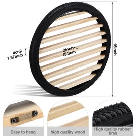 Lineshading Tire Toy Box Wall Display Car Shelf Model Car Display Case Stand for 1/64 Car Collectibles Cars, Collectibles, Toy Figurines, Tiny Dolls (Diameter 23.6 Inches)