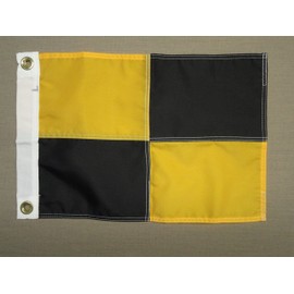 Letter L Lima International Code of Signals Size #0 Boating Yachting Indoor Outdoor Nylon Grommets 1' X 1 1/4' (12" X 15")