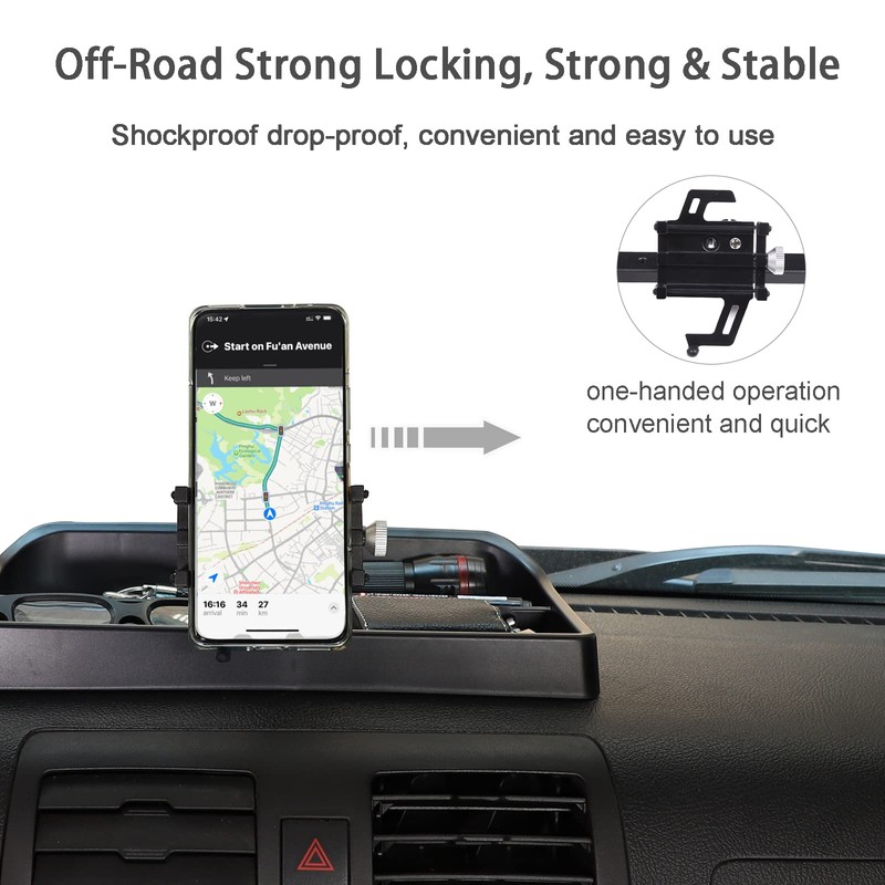 PIUGILH Fit for H3 Phone Holder Multi-Functional Phone Mount Center