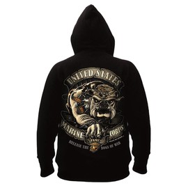 USMC Bulldog Hoodie (2XL)