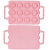 Juvale 3-Tier Cupcake Carrier - Airtight Plastic Container for Baking