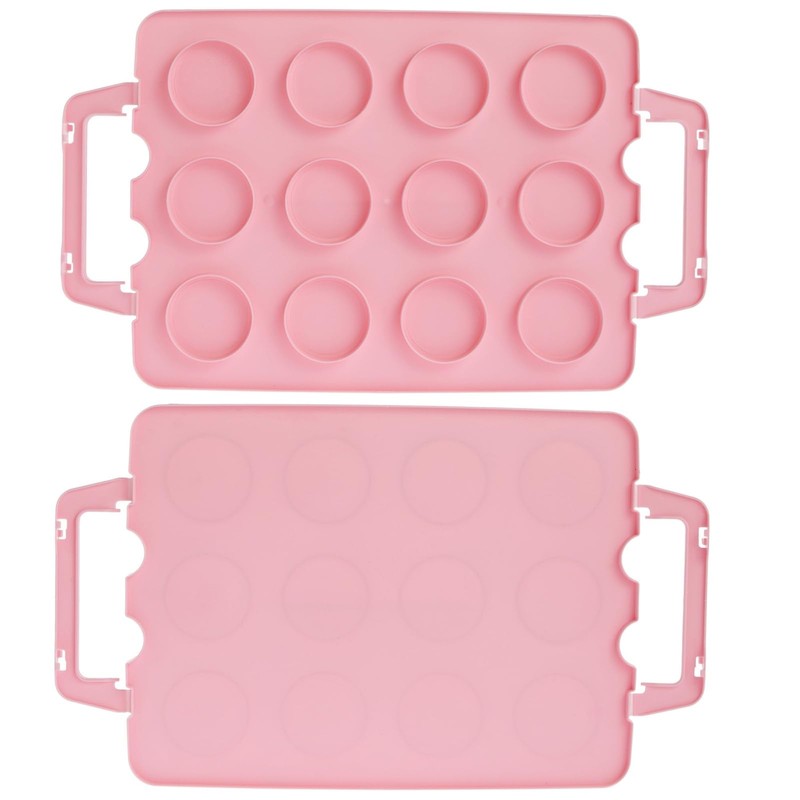 Juvale 3-Tier Cupcake Carrier - Airtight Plastic Container for Baking