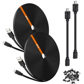 YEAOI 2-Pack 30 ft Power Cord and Adapter for Blink Mini 2 and Outdoor 4, Outdoor Camera Extension Cable