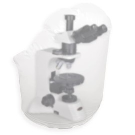 Microscope Dust Cover Fit Full Size Standard Microscopes - Lab Instruments Accessories, PVC (14.5"x22.2"x13.4")