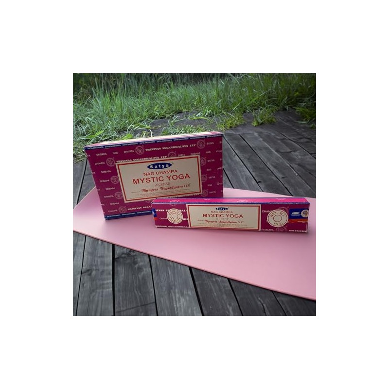 VIE Satya Incense Sticks, 12 Packs x 15g, Mystic Yoga