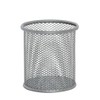 Q-Connect Mesh Pen Pot Silver KF00846