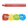 STAEDTLER Noris Junior 3-in-1 Colouring, Wax and Watercolour Pencil, Extra
