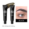 Eyebrow Tint Kit Black Hen-na, Semi-Permanent Professional Brow Tint Kit