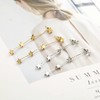Star Earrings Silver Star Dangle Earrings Gold Star Long Tassel