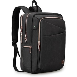 Design Business Laptop Backpack For Women,With USB  Port Computer Work Backpack,Fits 15.6 Inch Laptop Travel Casual Backpack (SD1006-01) One Nation One World - Colour: Black Hexagon