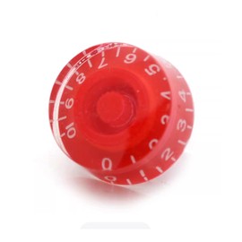 waveman Electric Guitar Knob LP Respole Compatible Electric Guitar Speed Knob mm Acrylic (Red)