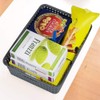 Easymanie A4 Paper Plastic Storage Basket Tray, 5 Packs, Grey