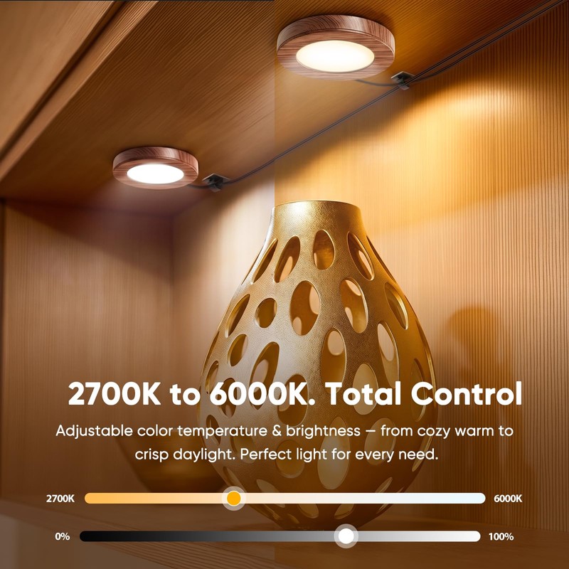 VST LED Smart Under Cabinet Lighting, Alexa Google Home App