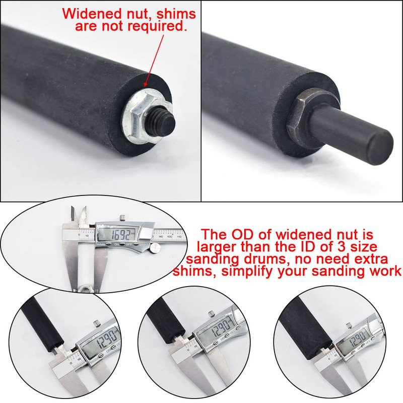 scottchen PRO Spindle Sander Adaptor 4-1/2" x 1/2" with Rubber